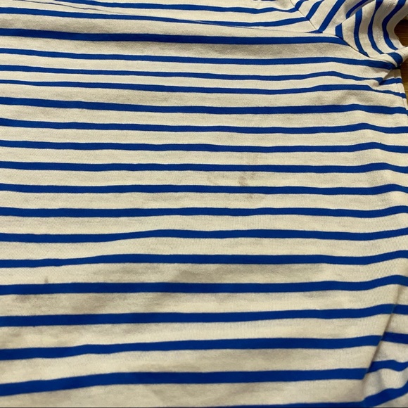 Ralph Lauren Cotton Striped Boatneck Tee with Ties - Picture 7 of 11